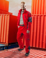 Pracovní montérková blůza ARDON® VISION při nošení červená